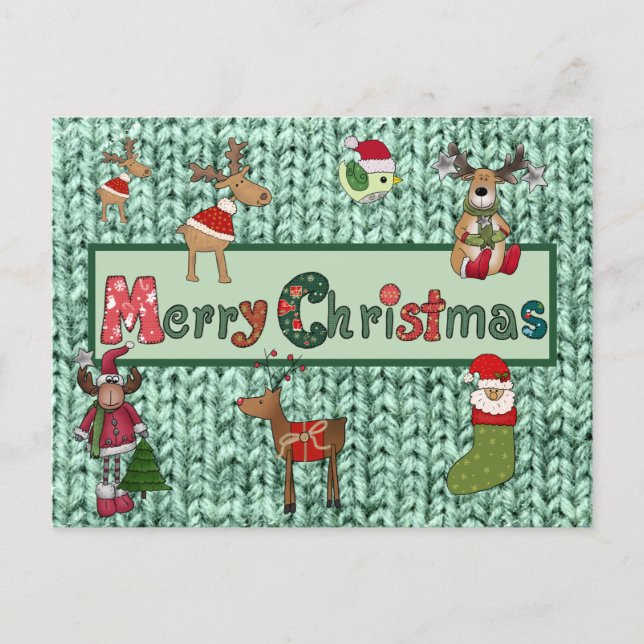 Schöne Weihnachten Holiday Postcard (Front)