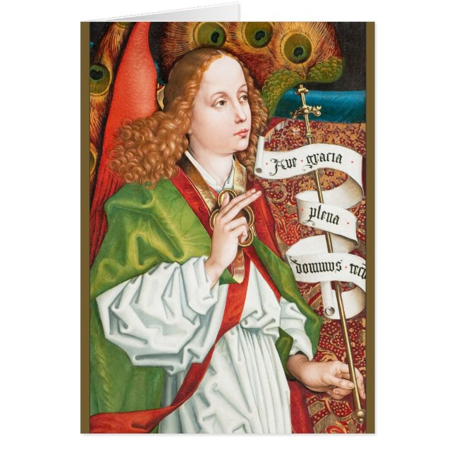 Schongauer Annunciation angel CC1183 Orlier altar (Front)