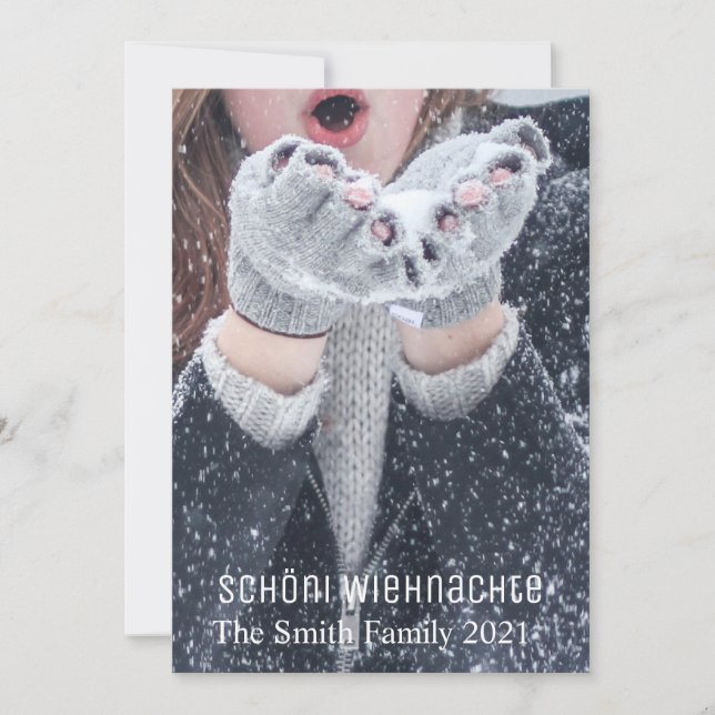 Schöni Wiehnachte Holiday Card (Front)