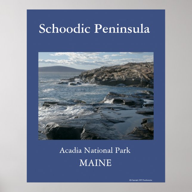 Schoodic Peninsula Poster (Front)