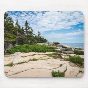 Schoodic Point in Acadia National Park in Maine Mouse Mat