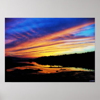 Schoodic Sunset Poster