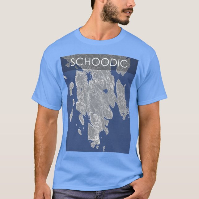 Schoodic Topo T-Shirt (Front)