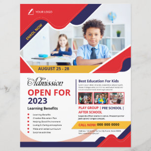 School Admission Flyer Template