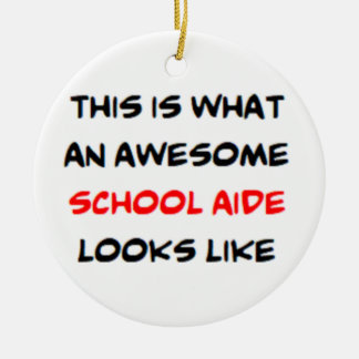 school aide, awesome ceramic tree decoration