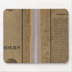 School atlas with modern geography mouse mat