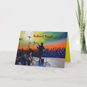 School Band Thank You Card