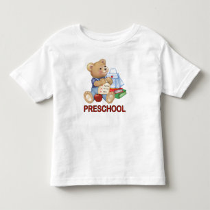 School Bear - Preschool Toddler T-Shirt