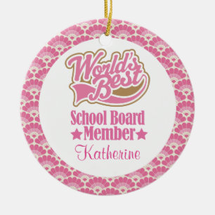 School Board Member Personalised Ornament