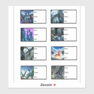 School Book Stickers - Avatar