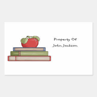 School Books Property Of Sticker