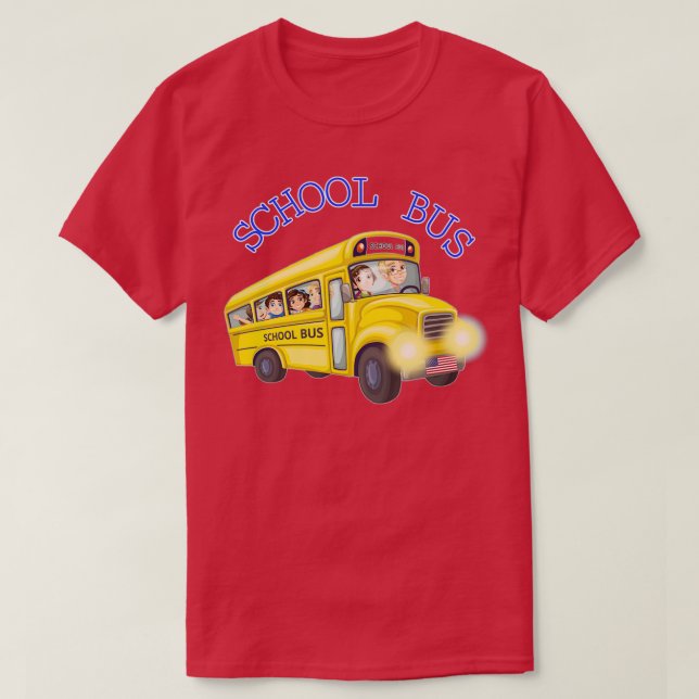 SCHOOL BUS 34 2 T-Shirt (Design Front)
