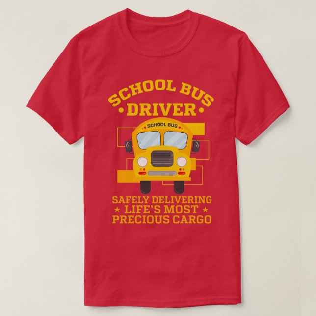 School Bus 4 2 T-Shirt (Design Front)