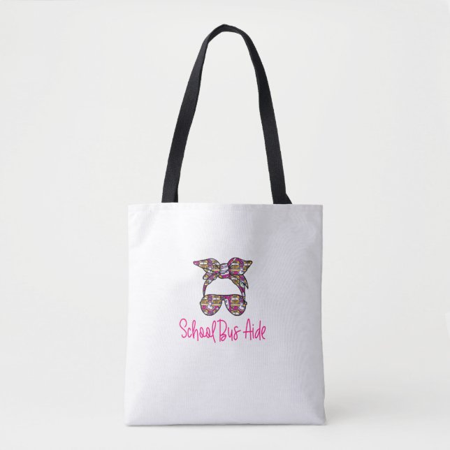 School Bus Aide  Tote Bag (Front)