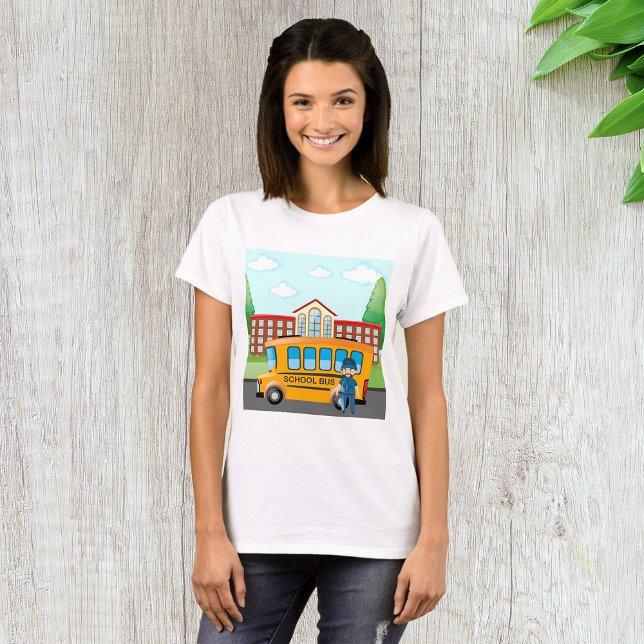School Bus And Driver T-Shirt (Creator Uploaded)