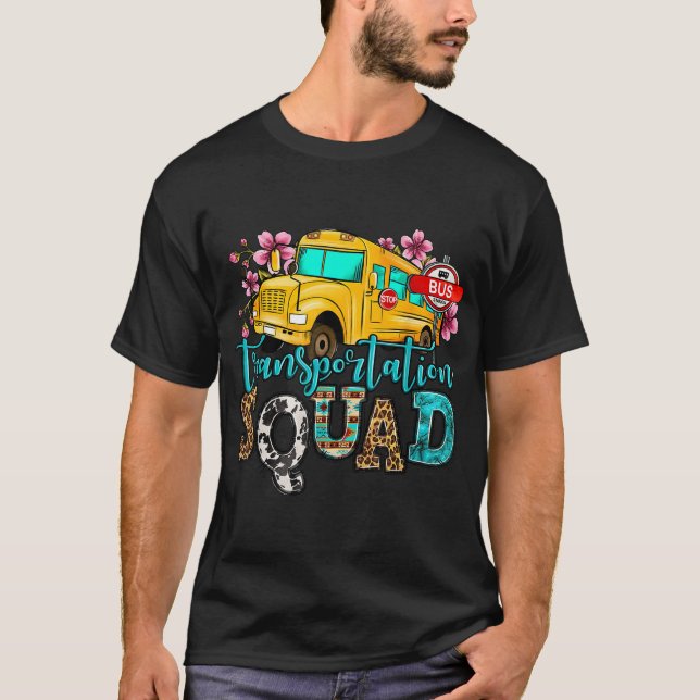 School Bus Back To School T-Shirt (Front)