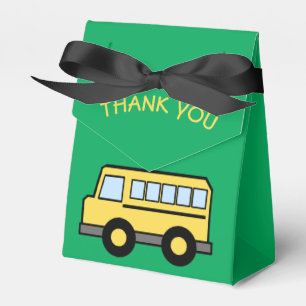 School Bus Birthday Favour Box