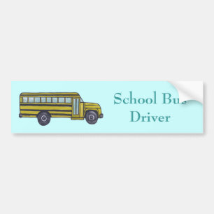 School Bus Bumper Sticker