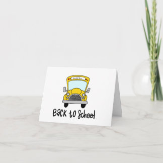 School Bus Card