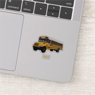 School bus cartoon illustration