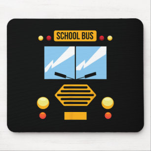 School Bus Costume Cool Easy Vehicle Halloween Gif Mouse Mat