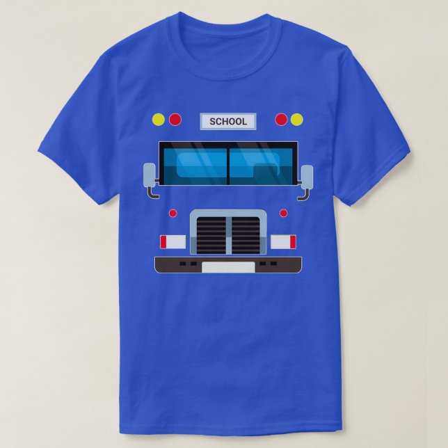 School bus costume halloween costume T-Shirt (Design Front)