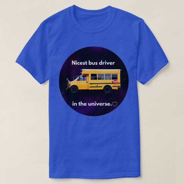 School Bus Cute Gift for bus drivers T-Shirt (Design Front)