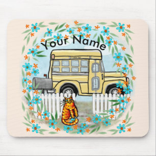 School Bus Day Mouse Mat