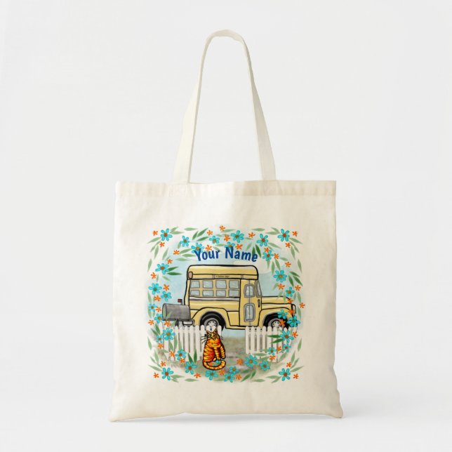 School Bus Day   tote bag (Front)