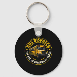 School Bus Dispatcher Key Ring