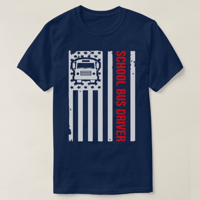 School bus driver 2 2 T-Shirt (Design Front)