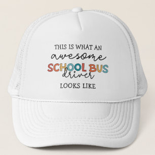 School Bus Driver Appreciation Funny Gift Trucker Hat