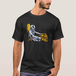 School Bus Driver Astronaut Space   Work Job Bus D T-Shirt
