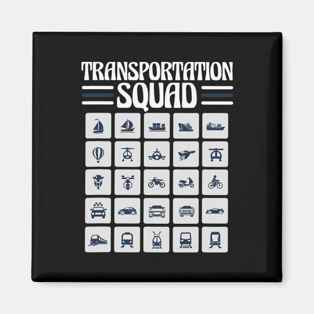 School Bus Driver Back To School Funny Transportat Magnet (Front)
