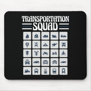School Bus Driver Back To School Funny Transportat Mouse Mat