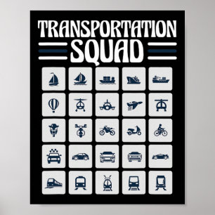School Bus Driver Back To School Funny Transportat Poster