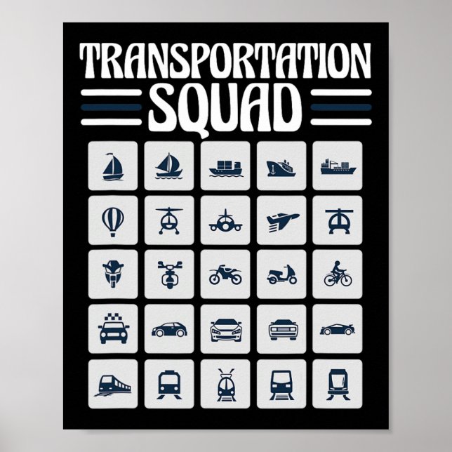 School Bus Driver Back To School Funny Transportat Poster (Front)