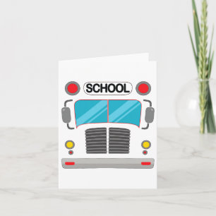 School Bus Driver Costume Halloween Fun Adults And Card