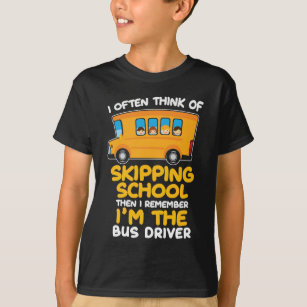 School Bus Driver Humor Gift Bus Driving Comedians T-Shirt