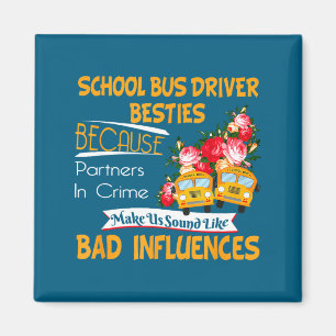 School Bus Driver Ies  Magnet