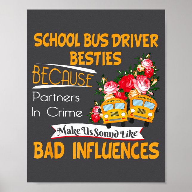 School Bus Driver Ies  Poster (Front)