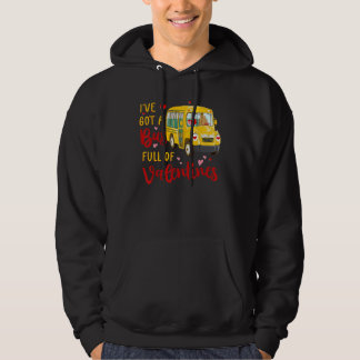 School Bus Driver I've Got A Bus Full Of Valentine Hoodie