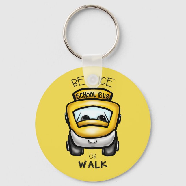 School Bus Driver key chain (Front)