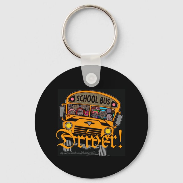 "School Bus Driver" Key Ring (Front)