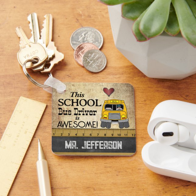 School Bus Driver   Key Ring (Desk)