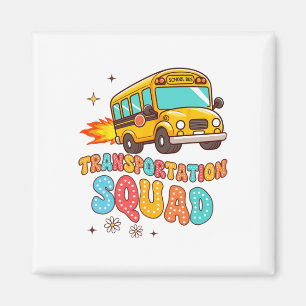 School Bus Driver Life Yellow Bus Transportation S Magnet