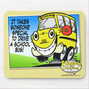 School Bus Driver Mouse Mat