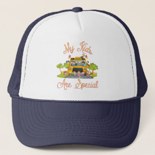 School bus driver My kids are special Trucker Hat