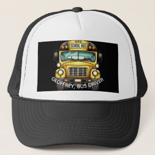 School Bus Driver. Personalized Trucker Hat