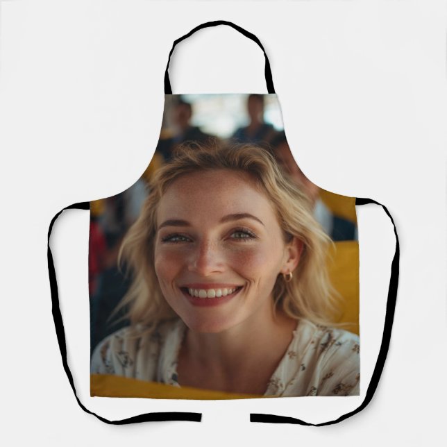School Bus Driver Photo Customize Apron (Front)